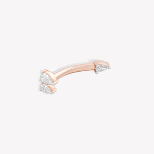 Pear Drop Navel Piercing