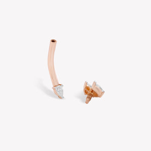 Pear Drop Navel Piercing