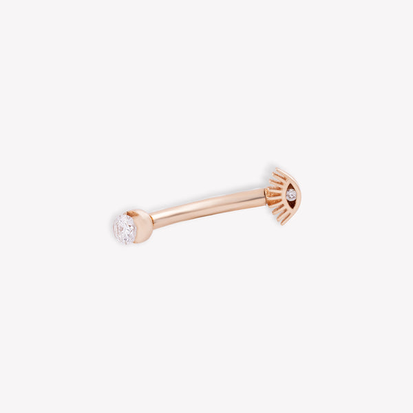 Evil Eye Navel Piercing