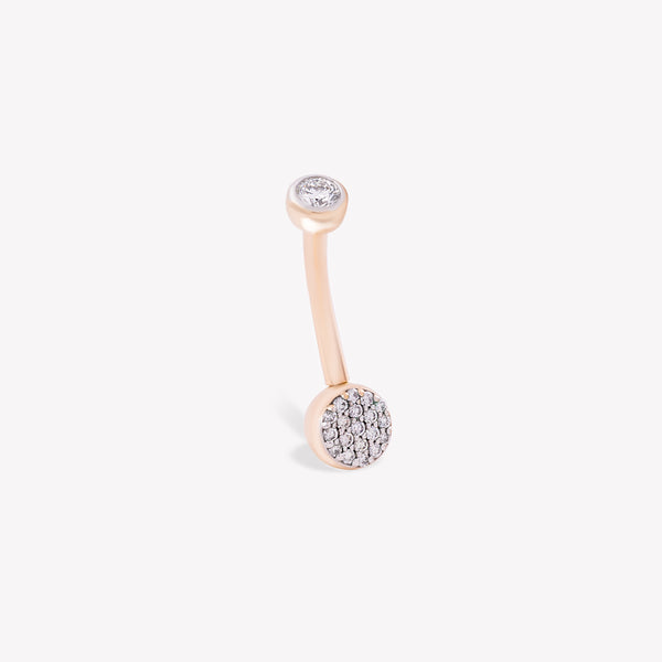 Shimmery Navel Piercing