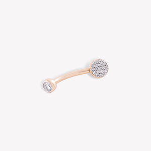 Shimmery Navel Piercing