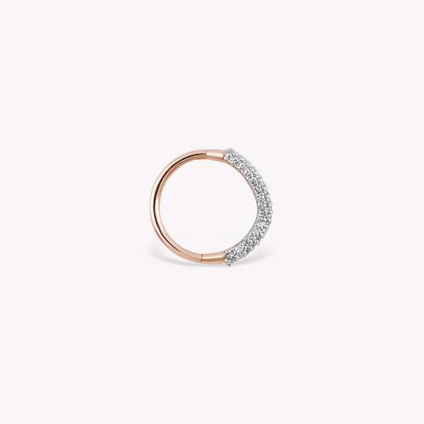 Ripple Mini Hoop Piercing