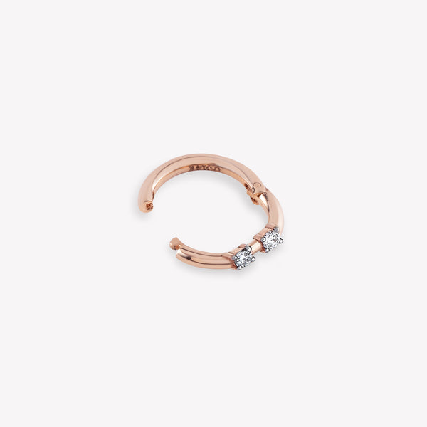 Double Solitaire Hoop Piercing