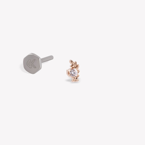 Virgo Stud Piercing