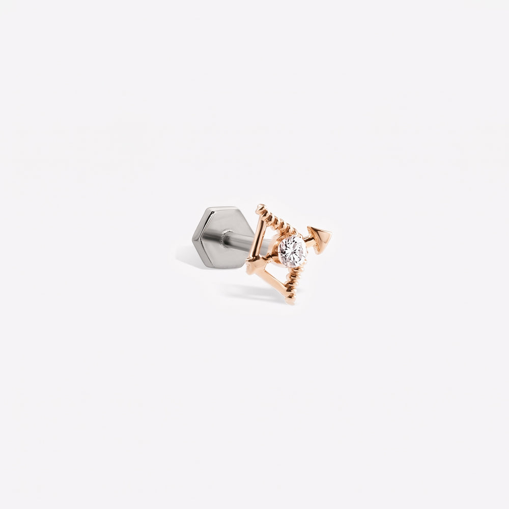 Sagittarius Stud Piercing