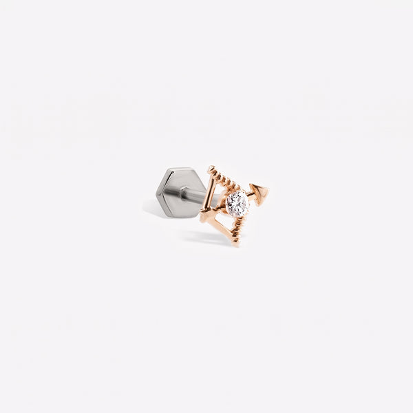 Sagittarius Stud Piercing