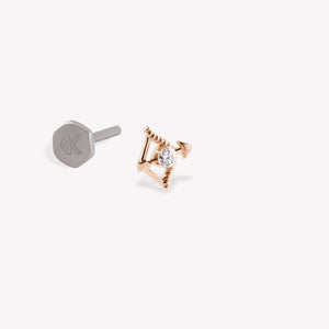 Sagittarius Stud Piercing