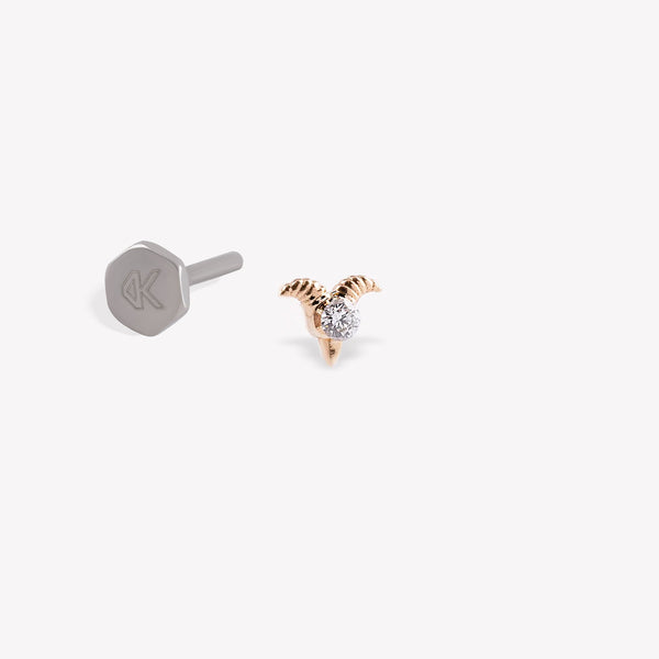 Capricorn Stud Piercing