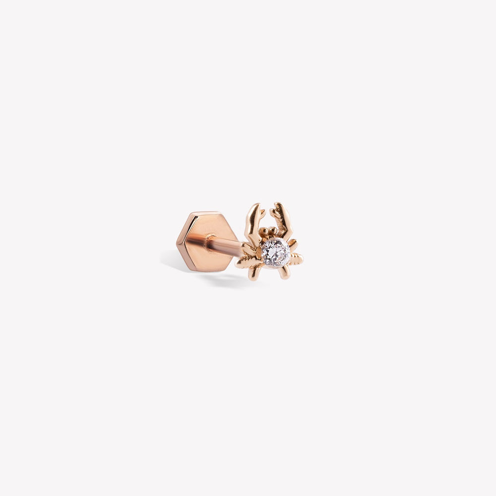 Cancer Stud Piercing