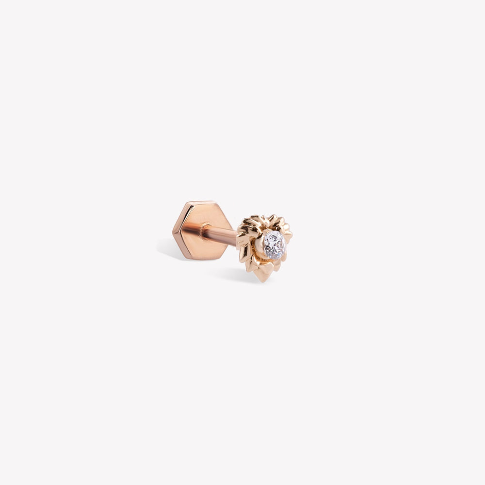 Leo Stud Piercing