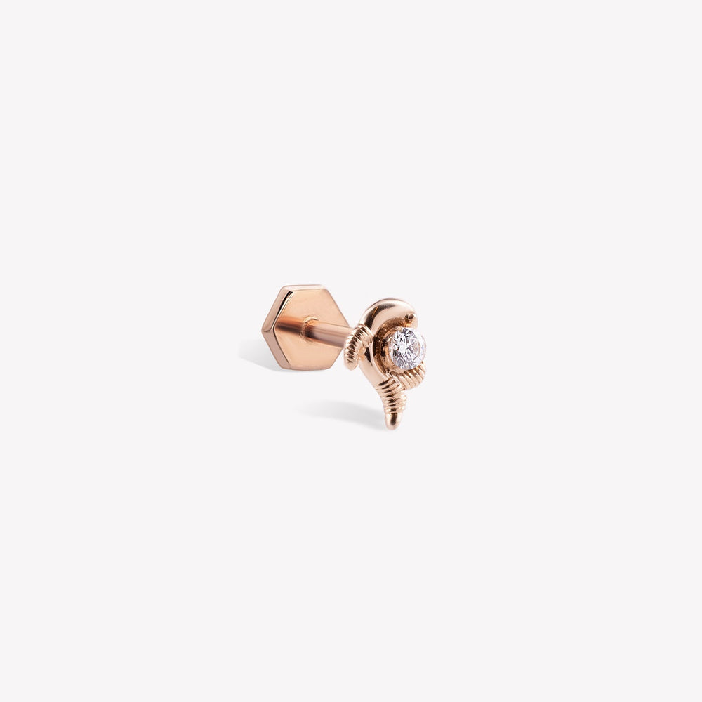 Pisces Stud Piercing