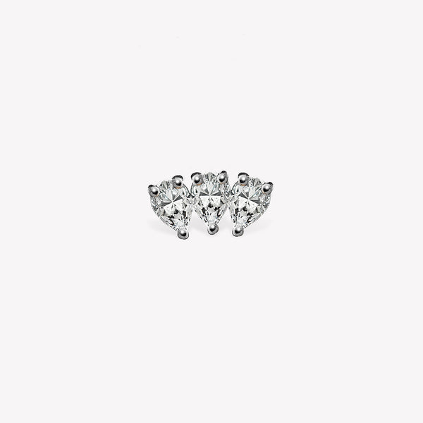 Trio Teardrop Mini Stud Piercing