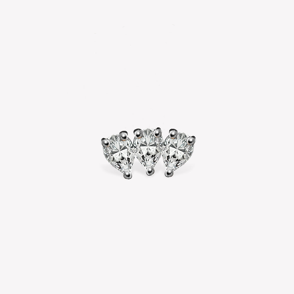 Trio Pear Maxi Stud Piercing
