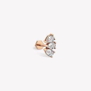 Trio Pear Maxi Stud Piercing