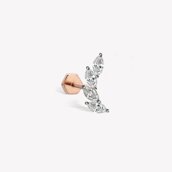 Quartet Venus Drop Stud Piercing