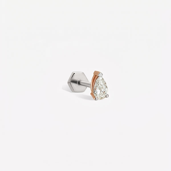 Pear Petit Stud Piercing