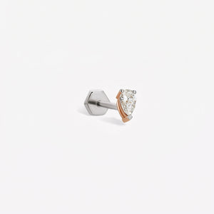 Pear Mini Stud Piercing
