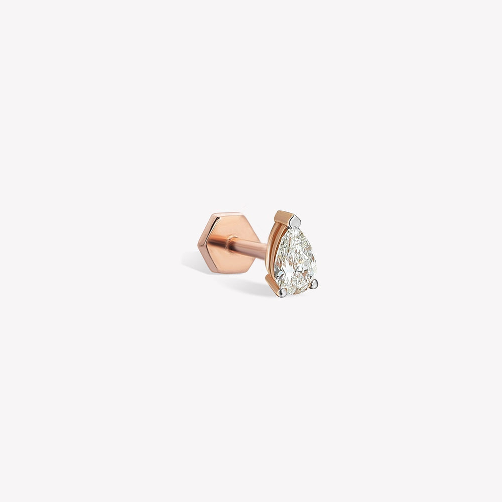 Pear Petit Stud Piercing