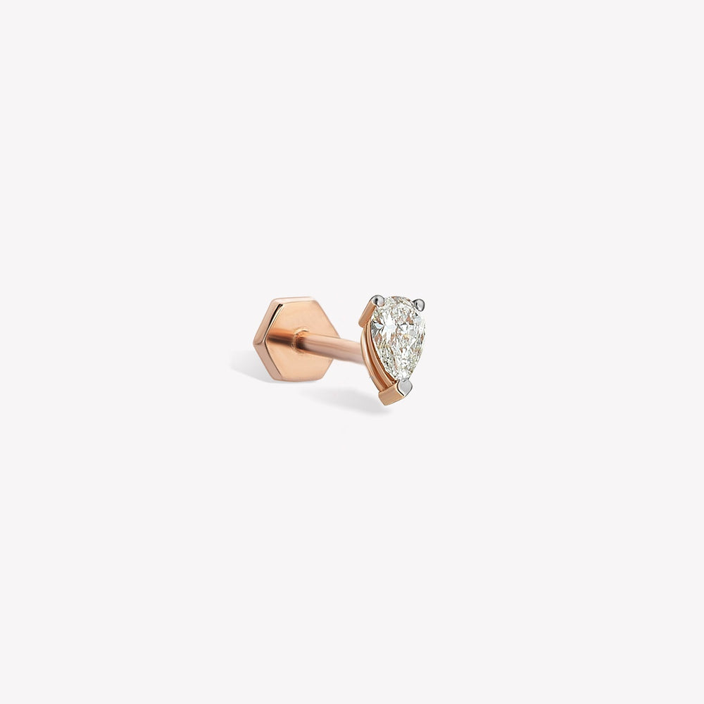 Pear Mini Stud Piercing