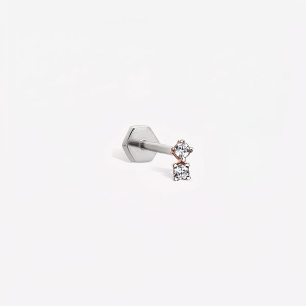 Duo Vivid Stud Piercing