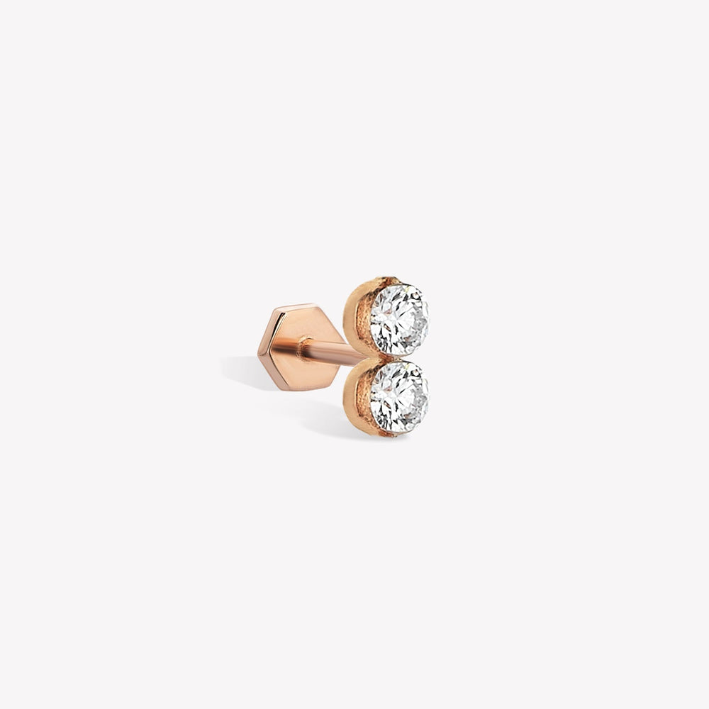 Duo Invisible Stud Piercing