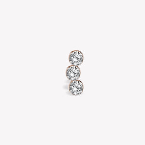 Trio Invisible Stud Piercing