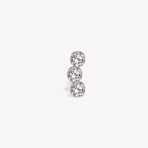 Trio Invisible Stud Piercing