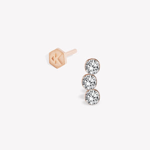 Trio Invisible Stud Piercing