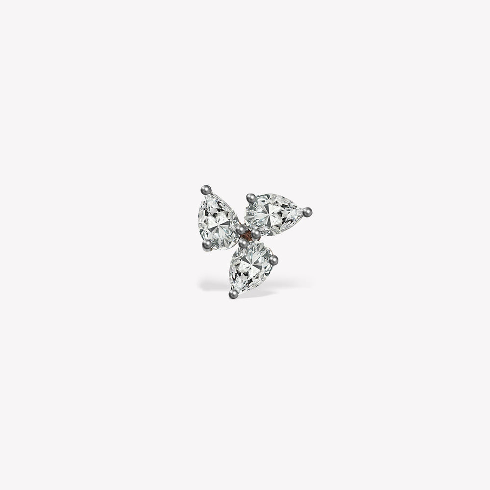 Windmill Pear Stud Piercing