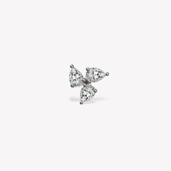 Windmill Pear Stud Piercing