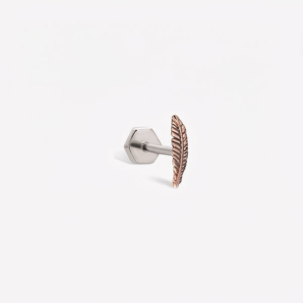 Eagle Feather Stud Piercing