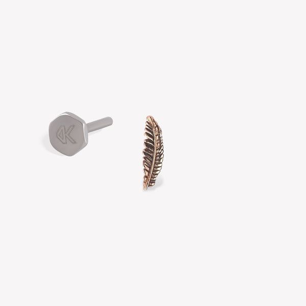 Eagle Feather Stud Piercing