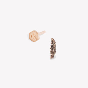 Eagle Feather Stud Piercing