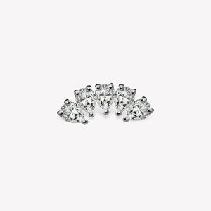 Quintet Teardrop Stud Piercing