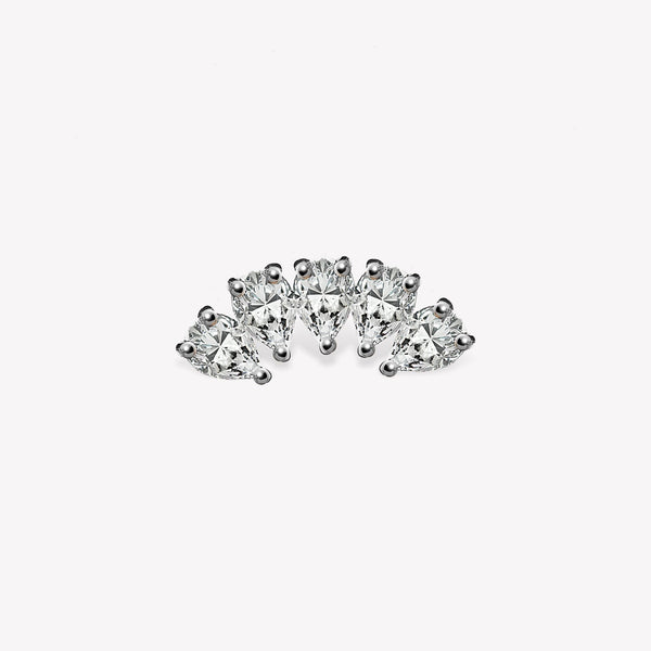 Quintet Teardrop Stud Piercing