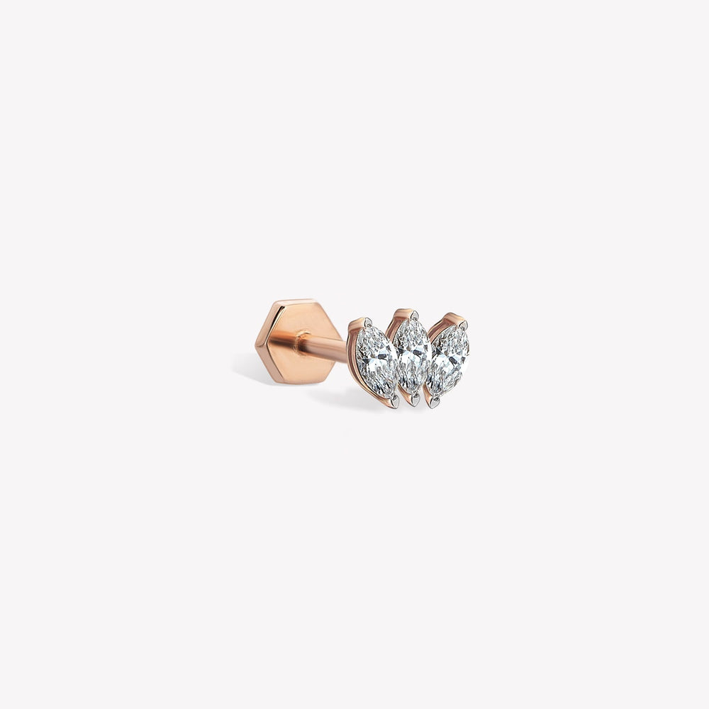 Trio Venus Drop Stud Piercing