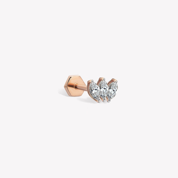 Trio Venus Drop Stud Piercing
