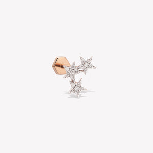 Trio Arctic Star Stud Piercing
