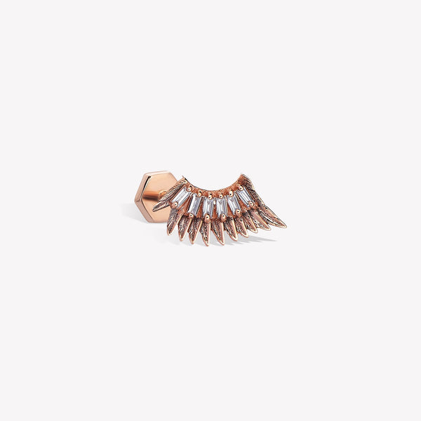 Winged Stud Piercing