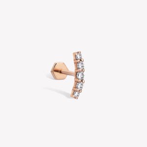 Quintet Solitaire Stud Piercing