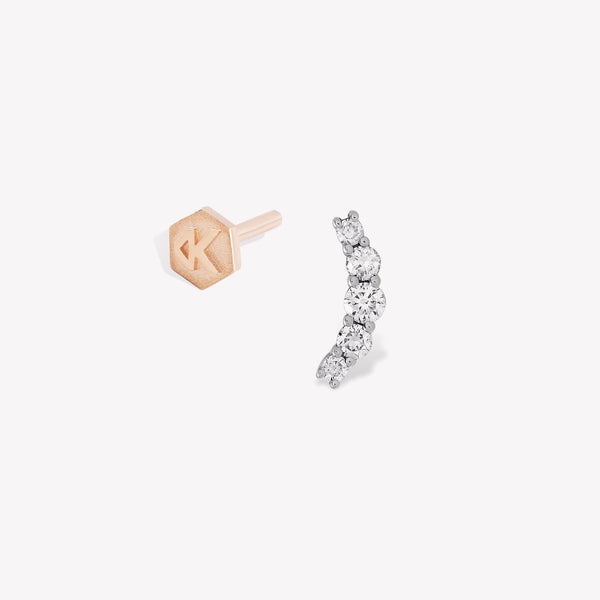 Quintet Solitaire Stud Piercing