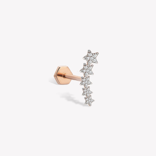 Quintet Star Stud Piercing