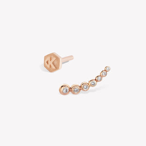 Shimmery Caterpillar Maxi Stud Piercing