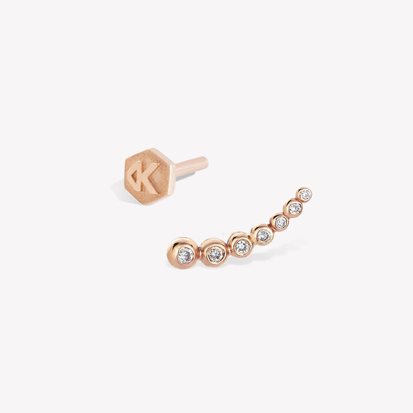 Shimmery Caterpillar Maxi Stud Piercing