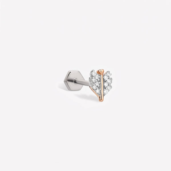 Shimmery Quill Stud Piercing