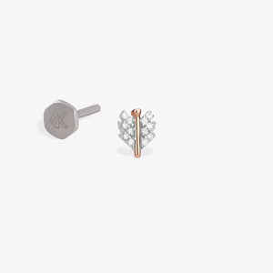 Shimmery Quill Stud Piercing