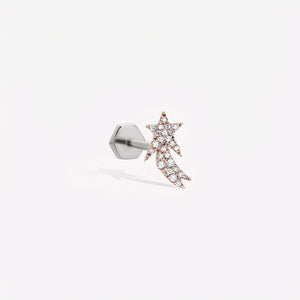 Collided Star Stud Piercing