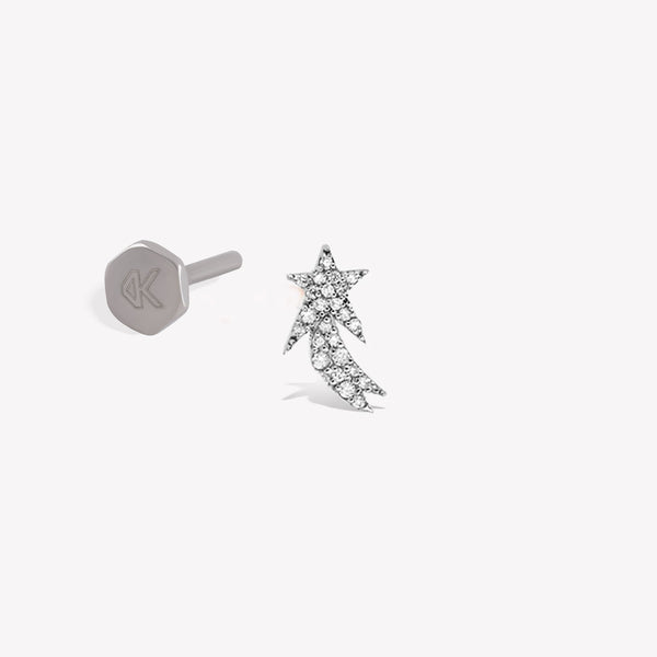 Collided Star Stud Piercing