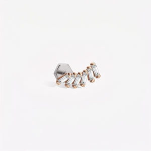 Royal Baguette Stud Piercing