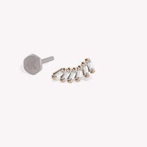 Royal Baguette Stud Piercing